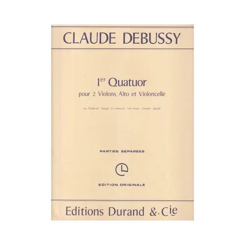 1er Quatuor pour 2 violons, Alto et Violoncelle; partes
