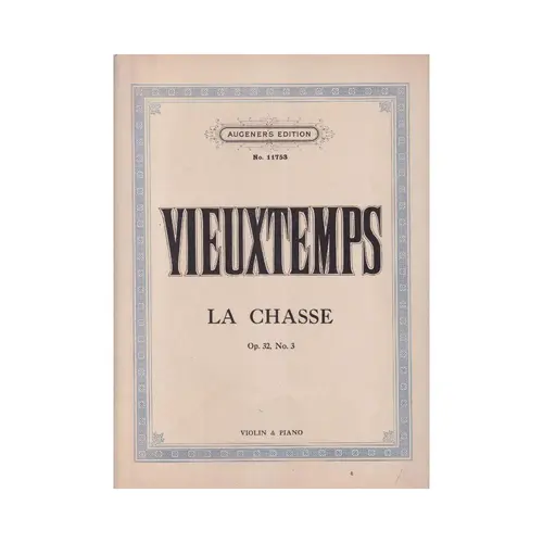 La Chasse op. 32 n. 3 - violino e piano