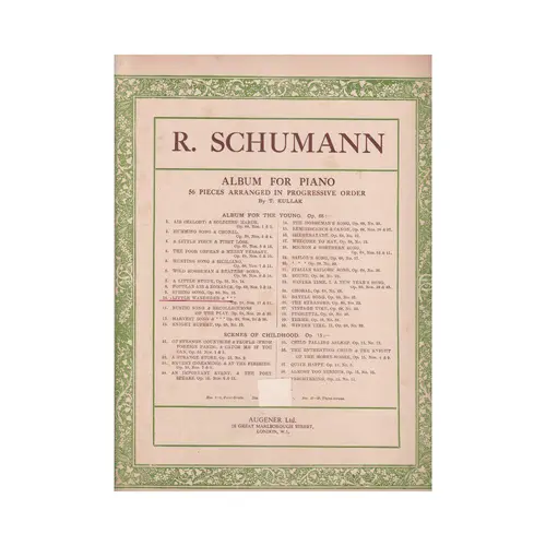The Little Wanderer for piano (Kleiner Morgenwanderer)