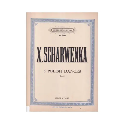 5 Polish Dances op. 3 violino e piano