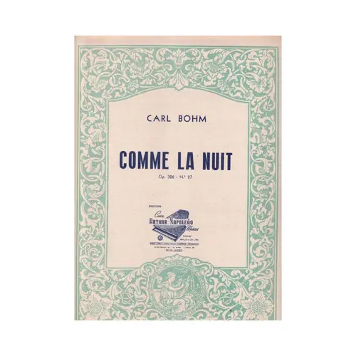 Comme la Nuit OP. 326 N.27 para canto e piano