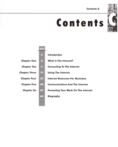 Musicians and the Internet