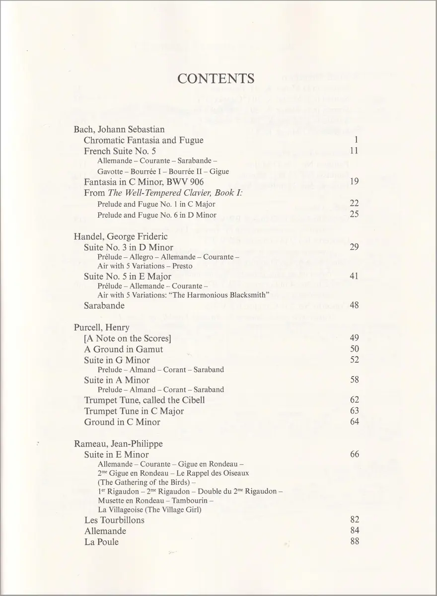 Masterpieces of Solo Piano: Baroque Era