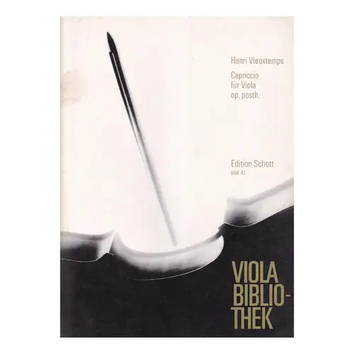 Capriccio for Viola - Op.Posth
