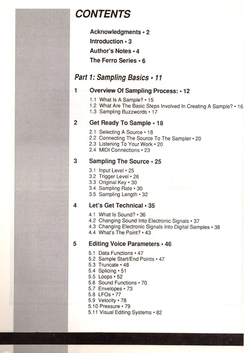 The Sampling Book