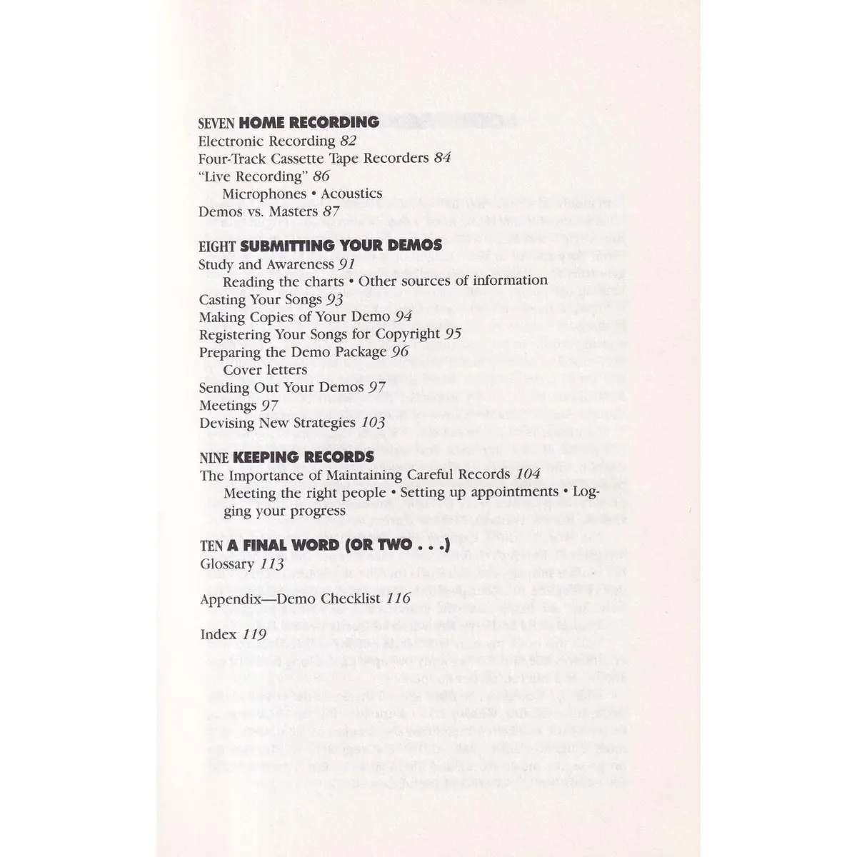 Songwriter´S And Musician´S Guide To Making Great