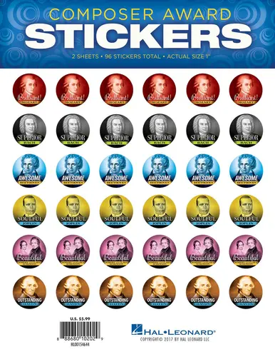 Composer Award Stickers