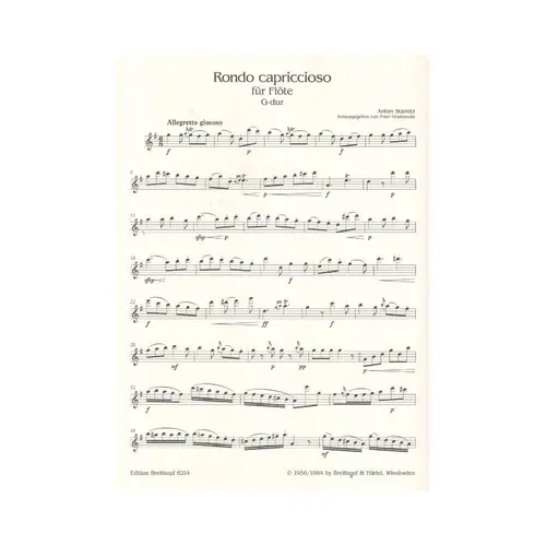 Rondo capriccioso fur flote G-dur