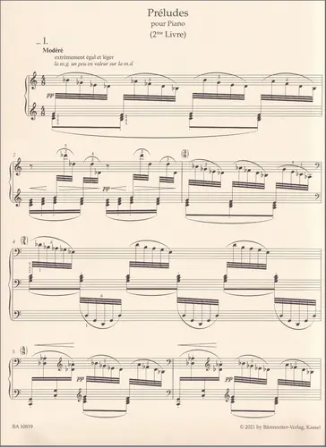 Préludes pour Piano - 2me Livre