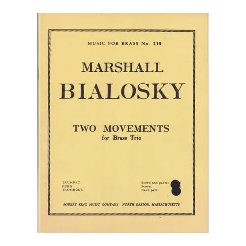 Two movements for brass trio