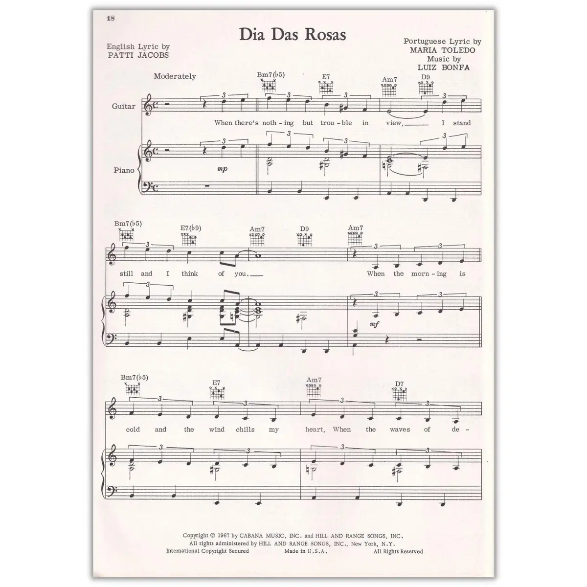 Luiz Bonfa Guitar Folio