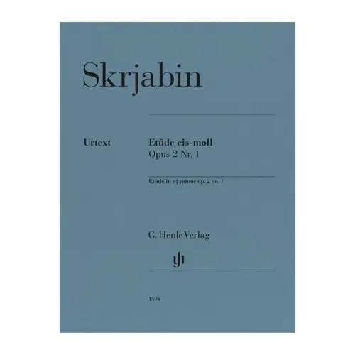 Etude c sharp minor op. 2 no. 1