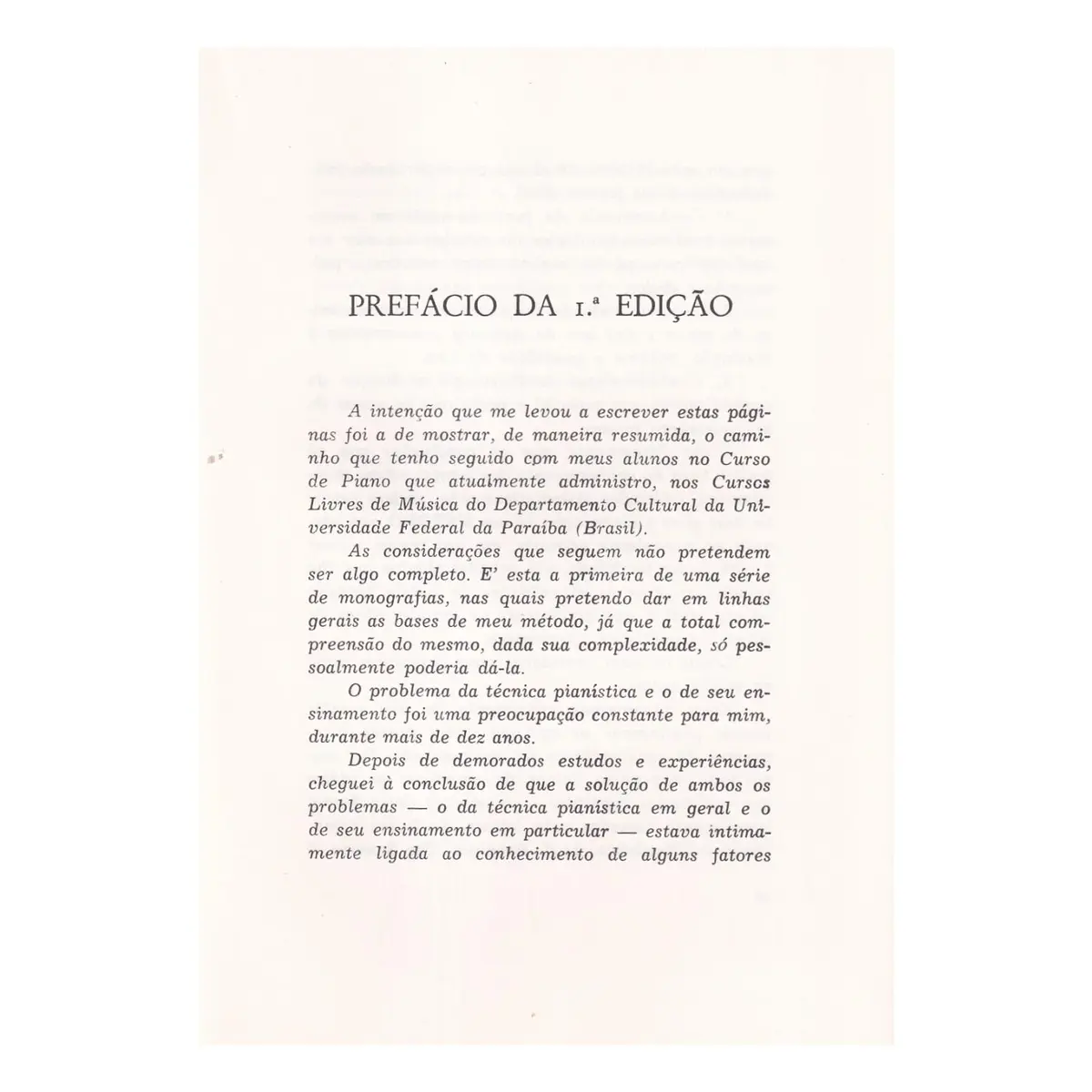 O ensino do piano - Texto didático - série pedagogia vol.6