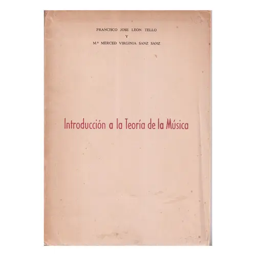 Introducción a la Teoria de la Música