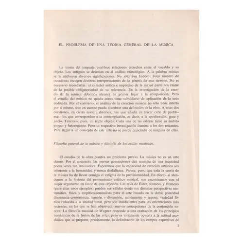 Introducción a la Teoria de la Música