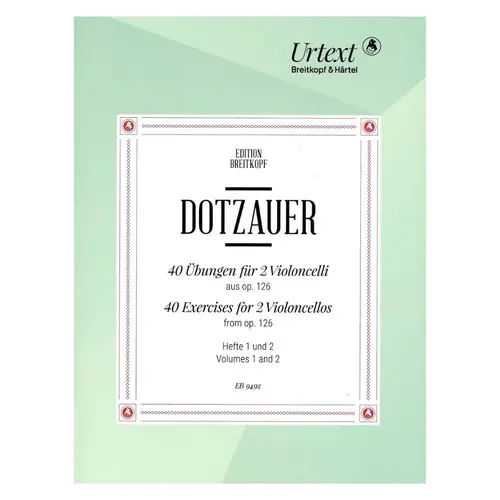 40 Exercises for 2 Violoncellos from Op. 126 - kit Vol. 1 and 2