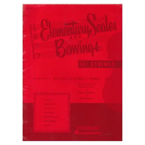Elementary Scales and Bowings