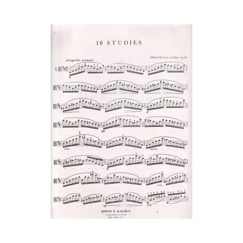 Ten SDtudies for the viola op. 49