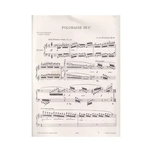 Polonaise in C op. 89