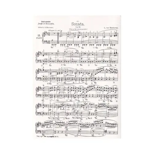 Sonata op. 28 D major (pastorale) para piano