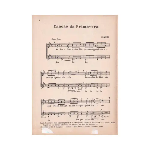 Canção da Primavera