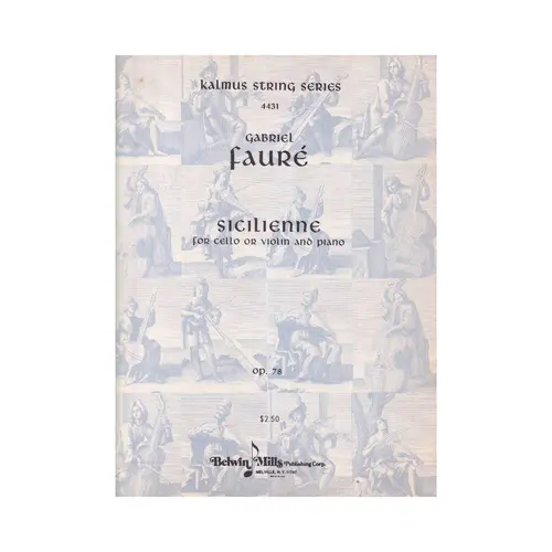 Sicilienne for cello or violin and piano op. 78