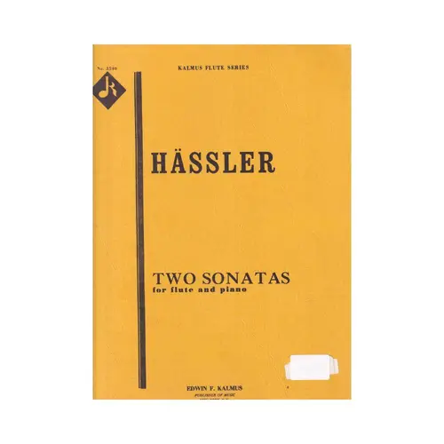 Two sonatas for flute and piano