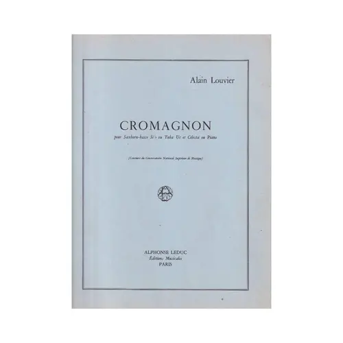Cromagnon pour saxhorn-base Si b ou tuba Ut et celesta ou piano