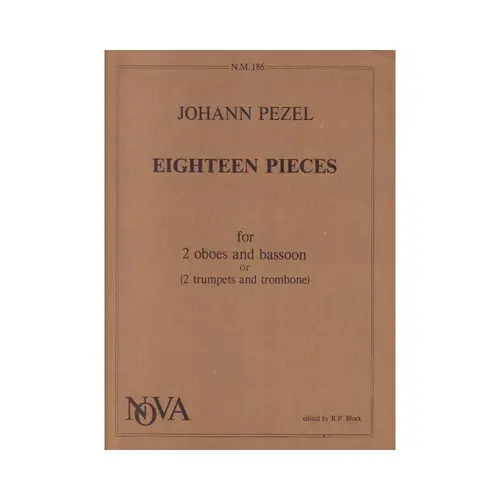 Eichteen Pieces for 2 oboes and bassoon