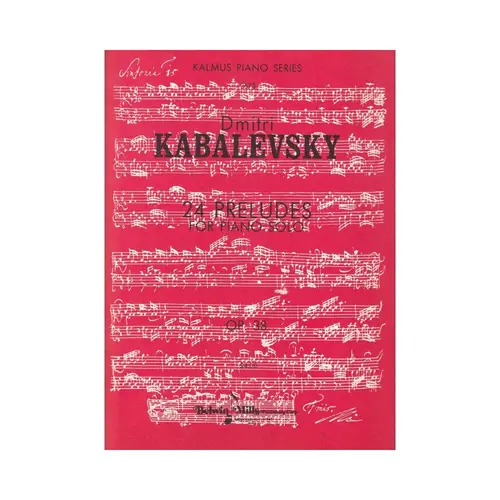 24 Preludes for piano solo op.38
