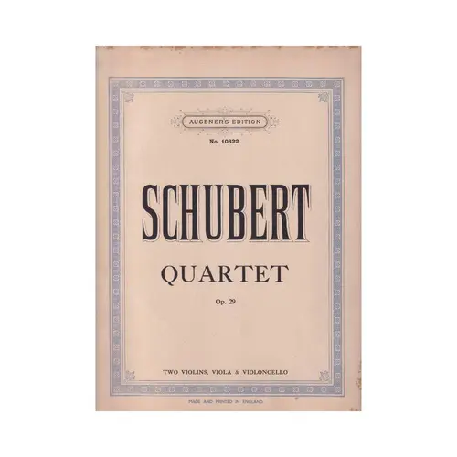 Quartet op. 29