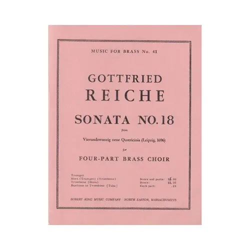 Sonata n. 18 four brass choir