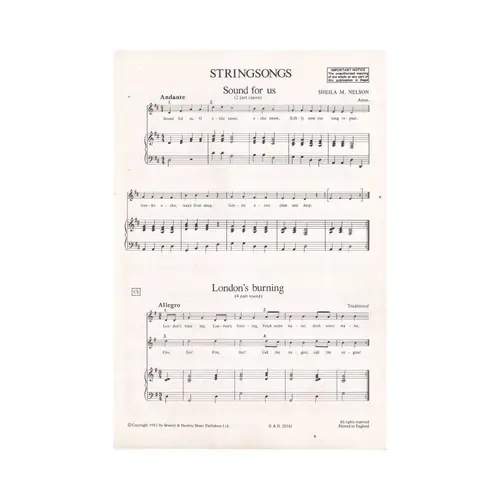 Stringsongs for violin and cello