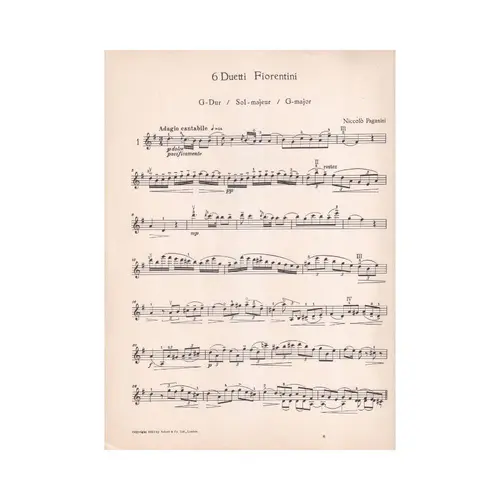 6 Duetti Fiorentini (n. 1-3)