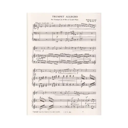 Trumpet Allegro op. 58 n.2