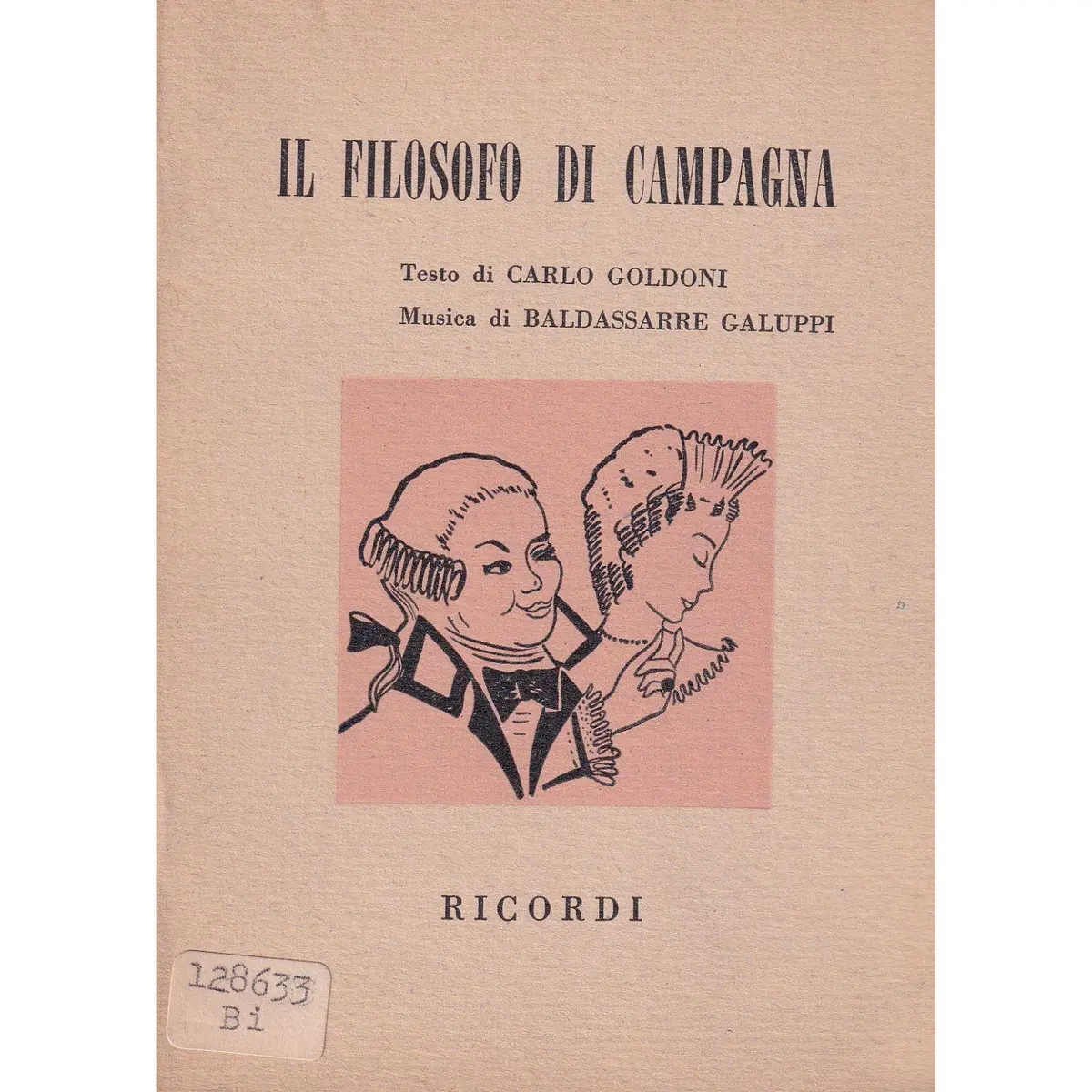 Il Filosofo Di Campagna  - Libreto