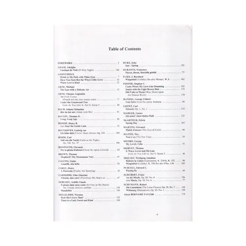 Songs Through the Centuries high voice