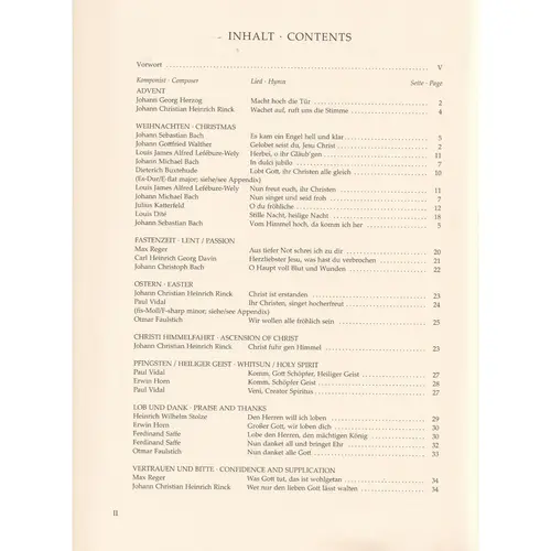 Sonntagsorgel, Band III