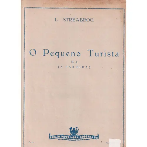 O Pequeno turista - n.1 (A Partida)