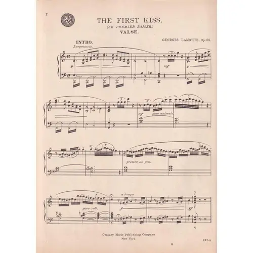 First Kiss - Op..68  (Edição Antiga)