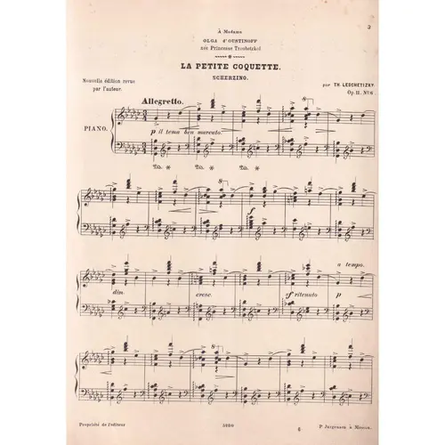Petite Coquette / Scherzino  (Edição Antiga)