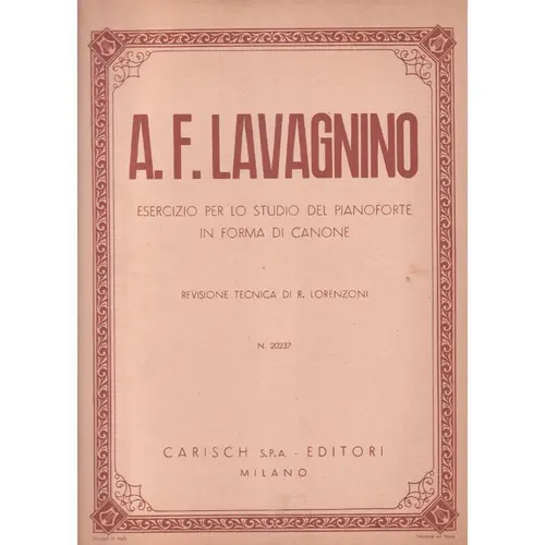 Esercizi Per Lo Studio Del Piano  (Edição Antiga)