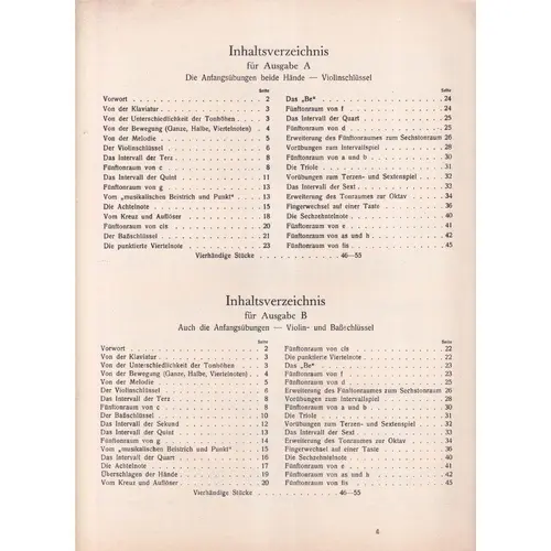 Eine Klavierschule - Vol.1  (Edição Antiga)