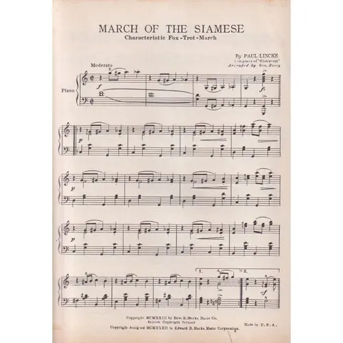 March Of The Siamese
