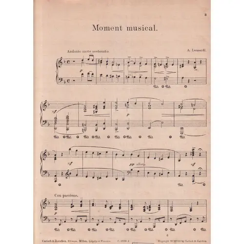 Moment Musical  (Edição Antiga)
