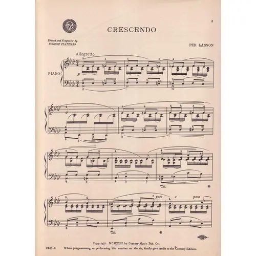 Crescendo  (Edição Antiga)
