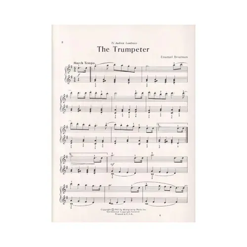 The Trumpeter for piano