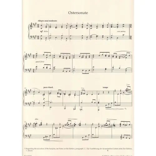 Easter Sonata for Piano