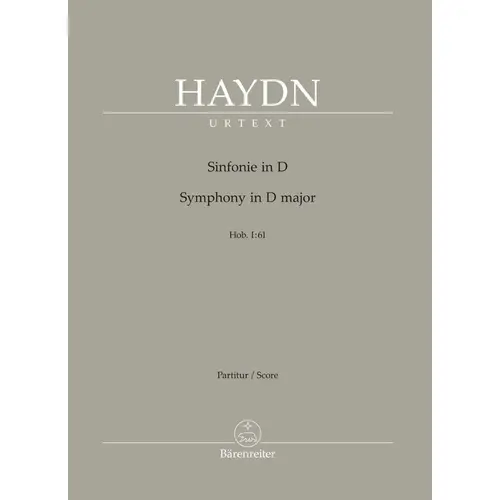 Symphony in D major Hob. I:61 - Score