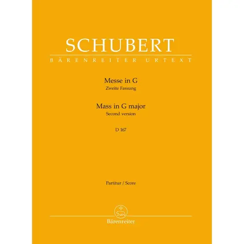 Mass in G major D 167 - Score